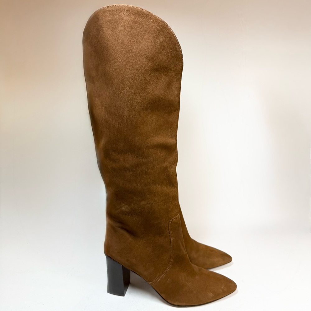 Dolce Vita Nedi Leather Knee-High Boots Women’s‎ Size 9.5 Brown
